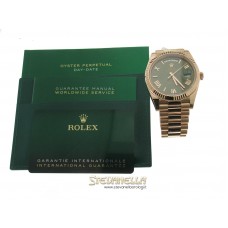 Rolex DayDate Verde Oliva ref. 228235-0003 President Arabic Day nuovo
